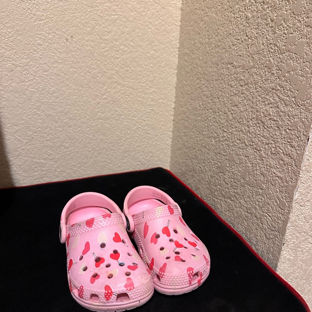 Pink Kids Crocs